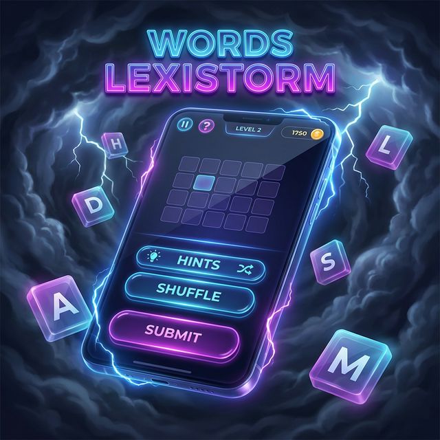 Words LexiStorm Game View